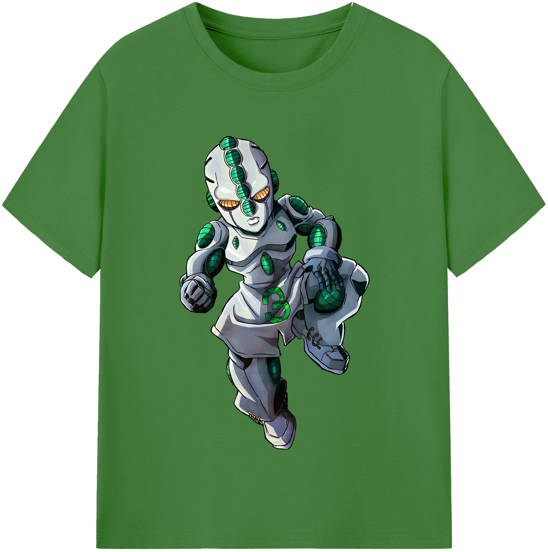 （画像用） ジョジョの奇妙な冒険 広瀨康一 JoJo's Bizarre Adventure Hirose Koichi レディースカジュアルプリントTシャツ（綿100％）